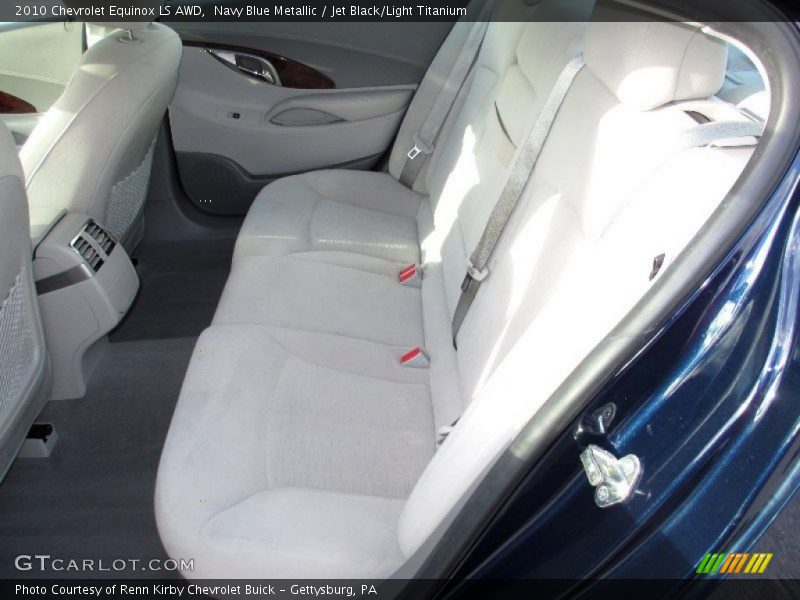 Navy Blue Metallic / Jet Black/Light Titanium 2010 Chevrolet Equinox LS AWD