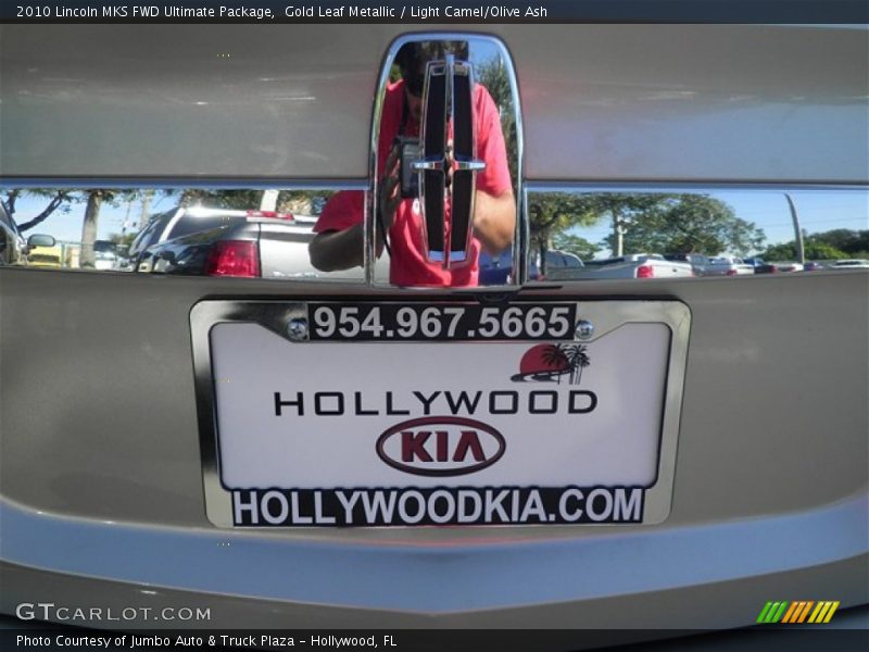 Gold Leaf Metallic / Light Camel/Olive Ash 2010 Lincoln MKS FWD Ultimate Package