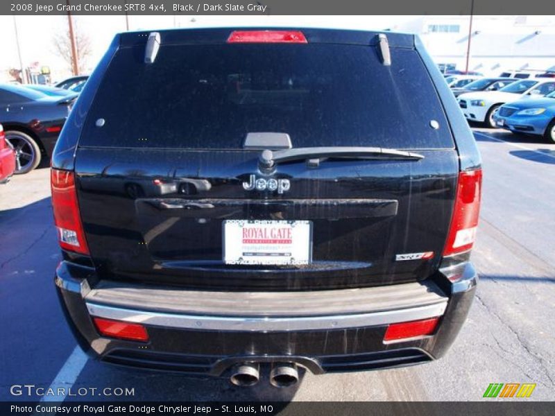 Black / Dark Slate Gray 2008 Jeep Grand Cherokee SRT8 4x4