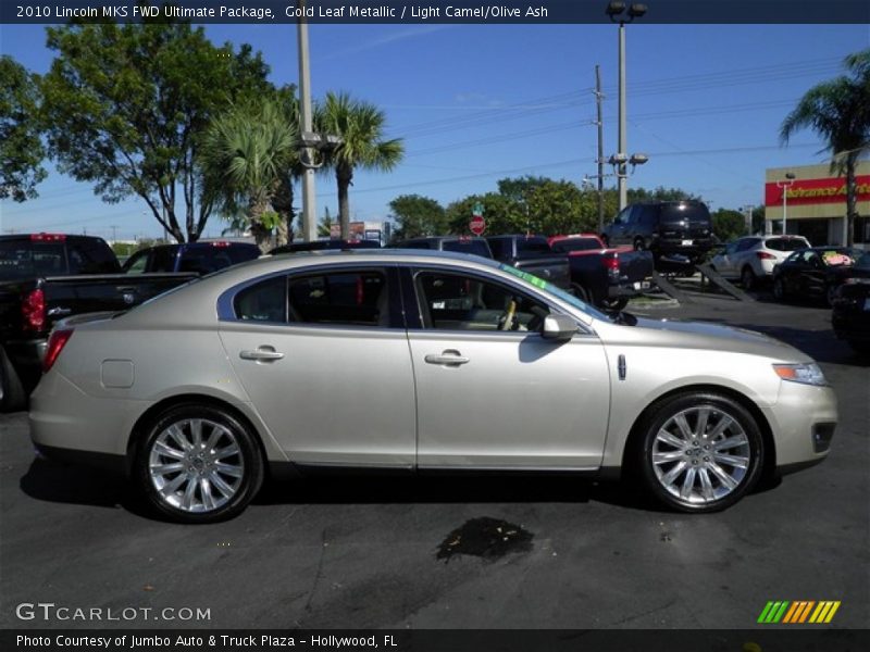 Gold Leaf Metallic / Light Camel/Olive Ash 2010 Lincoln MKS FWD Ultimate Package