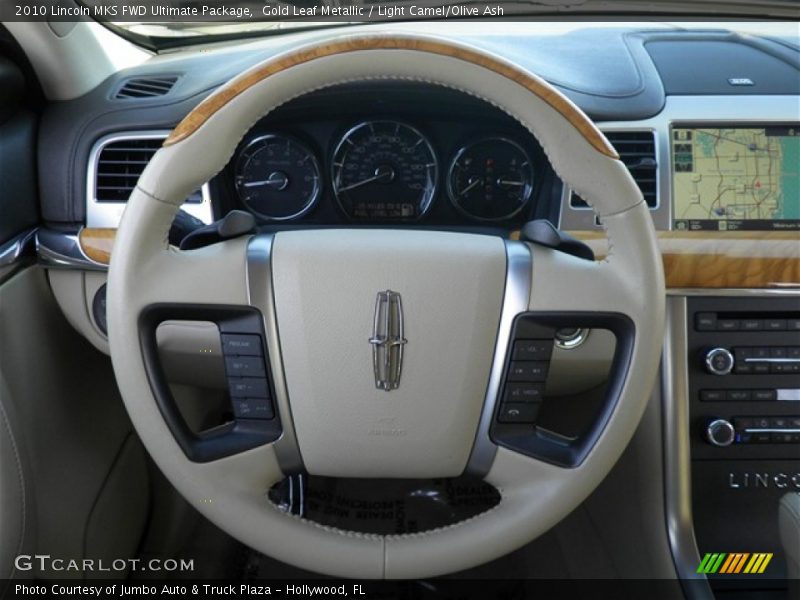 Gold Leaf Metallic / Light Camel/Olive Ash 2010 Lincoln MKS FWD Ultimate Package
