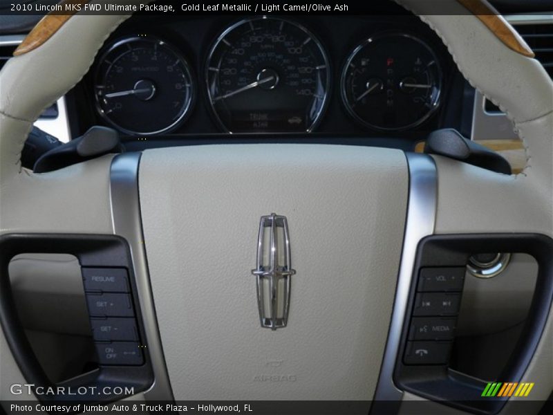 Gold Leaf Metallic / Light Camel/Olive Ash 2010 Lincoln MKS FWD Ultimate Package