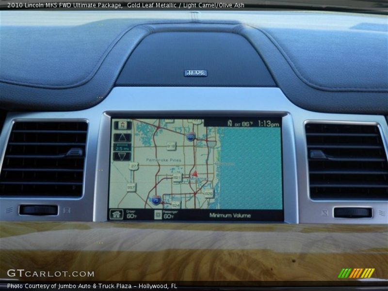 Gold Leaf Metallic / Light Camel/Olive Ash 2010 Lincoln MKS FWD Ultimate Package