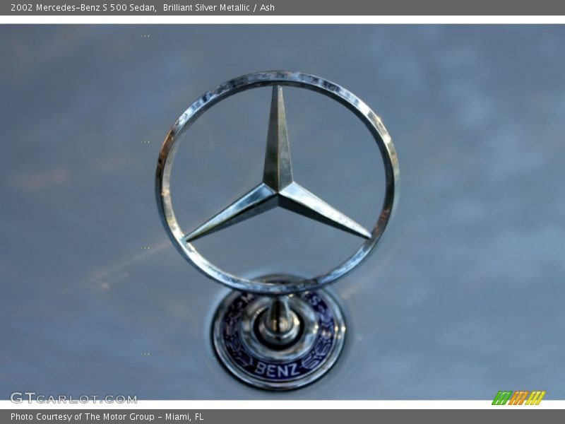 Brilliant Silver Metallic / Ash 2002 Mercedes-Benz S 500 Sedan