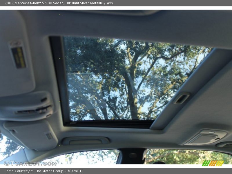 Brilliant Silver Metallic / Ash 2002 Mercedes-Benz S 500 Sedan