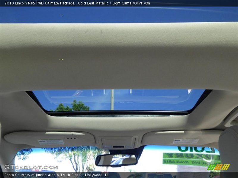 Gold Leaf Metallic / Light Camel/Olive Ash 2010 Lincoln MKS FWD Ultimate Package