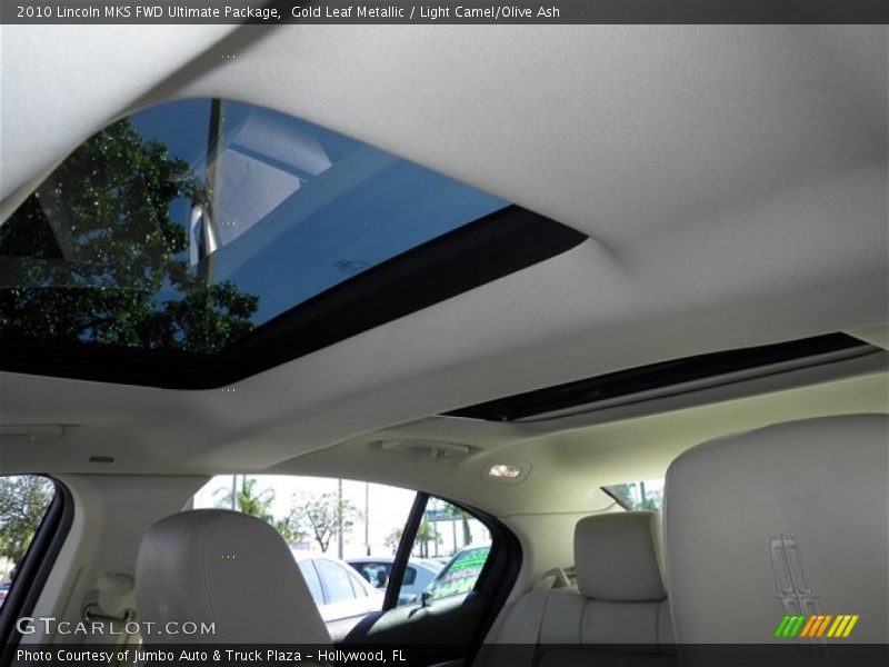 Gold Leaf Metallic / Light Camel/Olive Ash 2010 Lincoln MKS FWD Ultimate Package