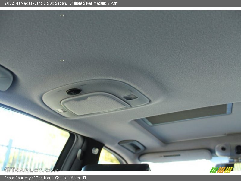 Brilliant Silver Metallic / Ash 2002 Mercedes-Benz S 500 Sedan