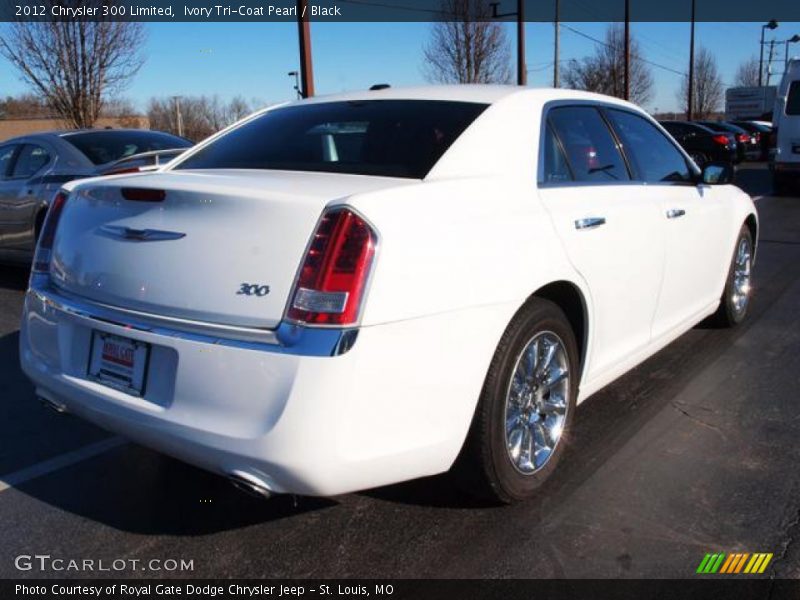 Ivory Tri-Coat Pearl / Black 2012 Chrysler 300 Limited
