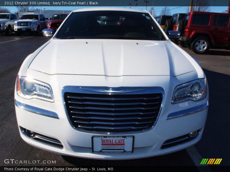 Ivory Tri-Coat Pearl / Black 2012 Chrysler 300 Limited