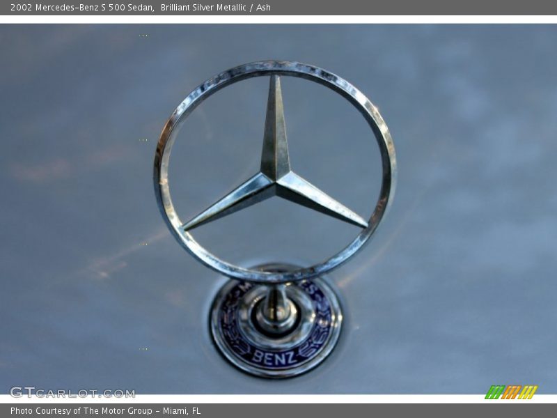 Brilliant Silver Metallic / Ash 2002 Mercedes-Benz S 500 Sedan
