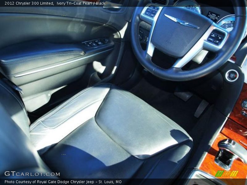 Ivory Tri-Coat Pearl / Black 2012 Chrysler 300 Limited