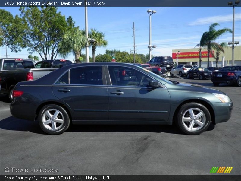 Deep Green Pearl / Ivory 2005 Honda Accord EX Sedan