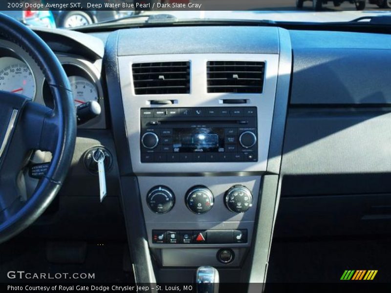 Deep Water Blue Pearl / Dark Slate Gray 2009 Dodge Avenger SXT