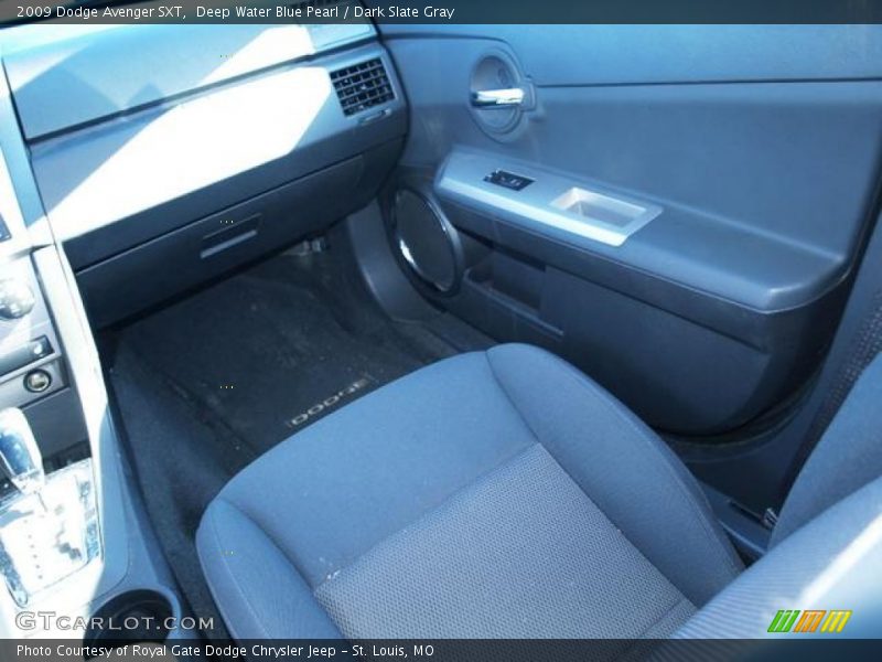 Deep Water Blue Pearl / Dark Slate Gray 2009 Dodge Avenger SXT