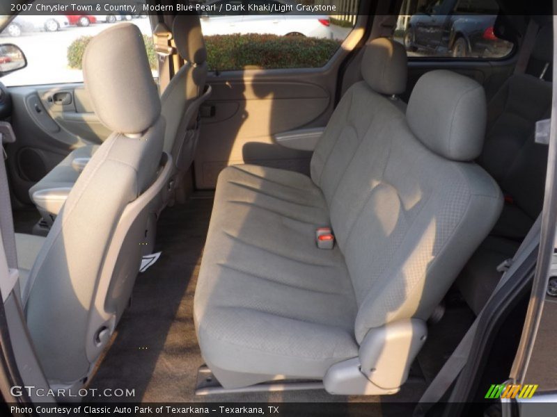 Modern Blue Pearl / Dark Khaki/Light Graystone 2007 Chrysler Town & Country