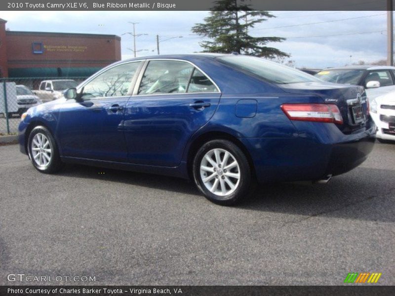 Blue Ribbon Metallic / Bisque 2010 Toyota Camry XLE V6