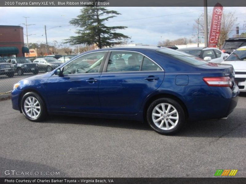 Blue Ribbon Metallic / Bisque 2010 Toyota Camry XLE V6