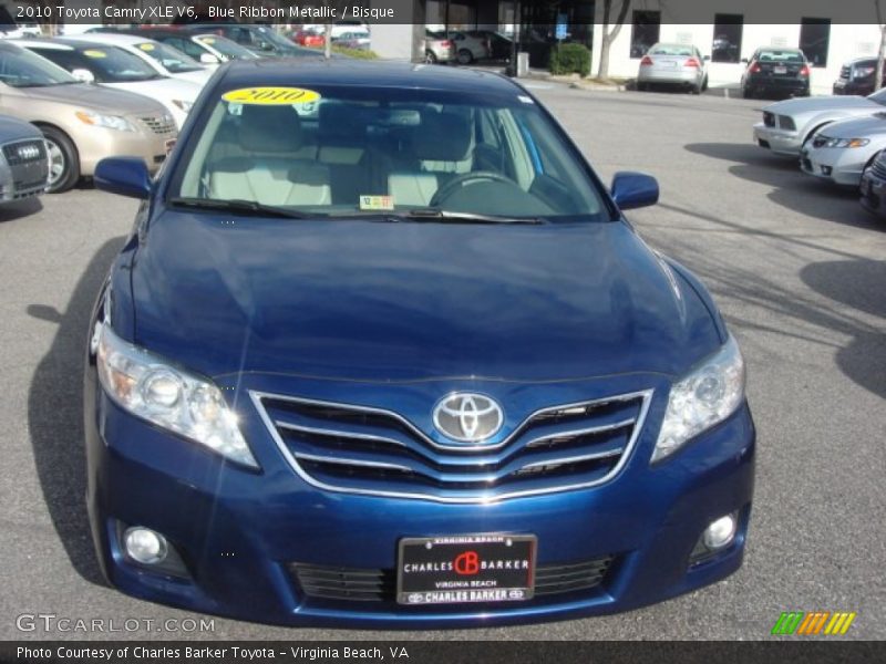 Blue Ribbon Metallic / Bisque 2010 Toyota Camry XLE V6