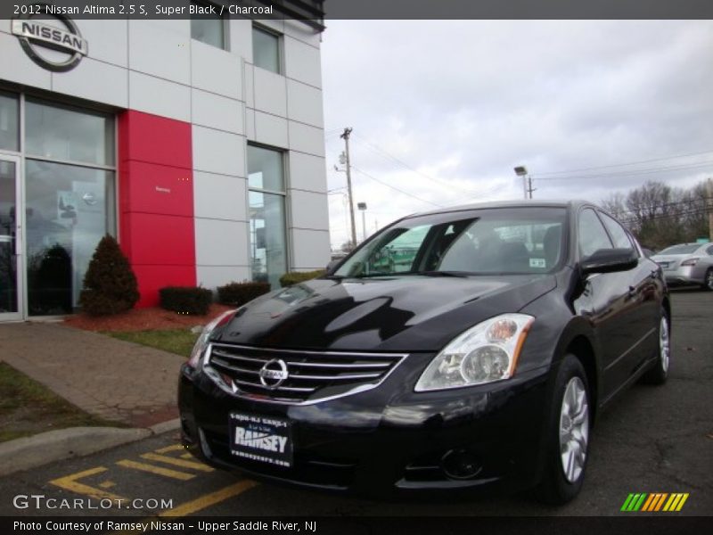 Super Black / Charcoal 2012 Nissan Altima 2.5 S