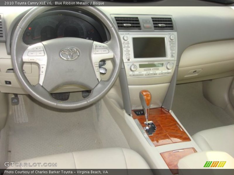 Blue Ribbon Metallic / Bisque 2010 Toyota Camry XLE V6