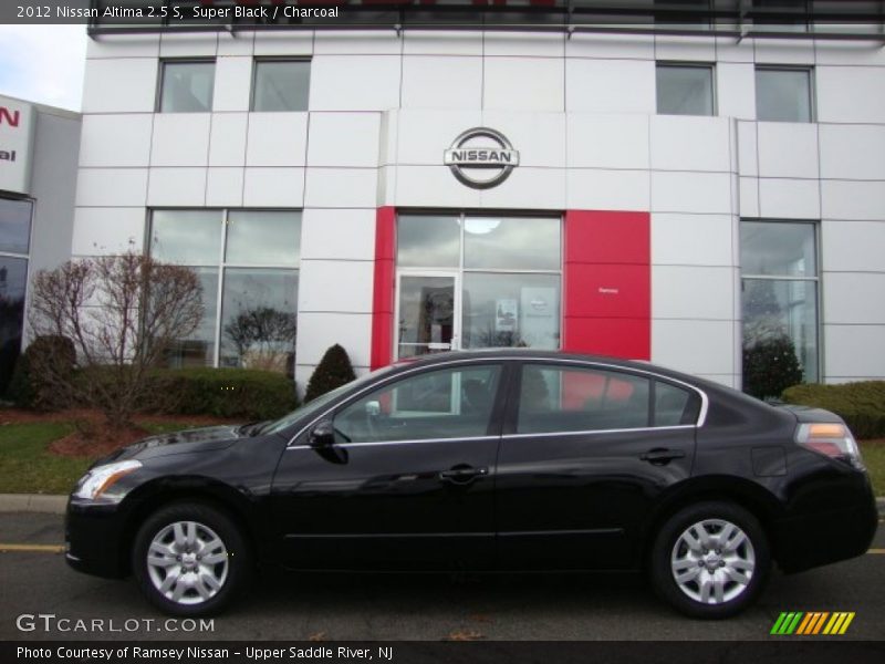 Super Black / Charcoal 2012 Nissan Altima 2.5 S