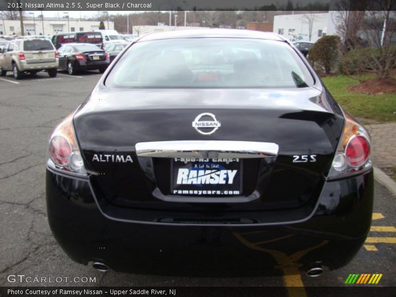 Super Black / Charcoal 2012 Nissan Altima 2.5 S