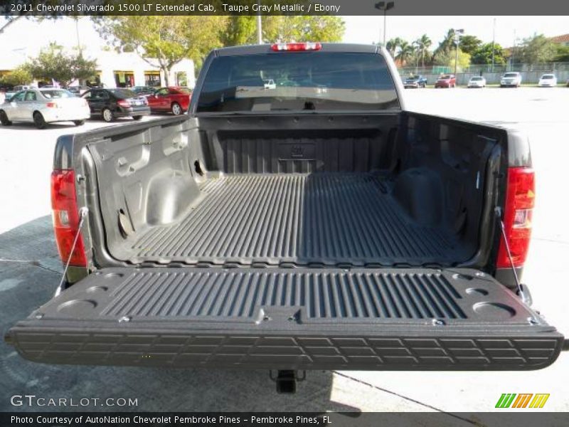 Taupe Gray Metallic / Ebony 2011 Chevrolet Silverado 1500 LT Extended Cab