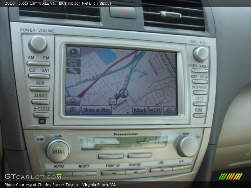 Blue Ribbon Metallic / Bisque 2010 Toyota Camry XLE V6
