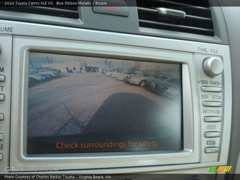 Blue Ribbon Metallic / Bisque 2010 Toyota Camry XLE V6