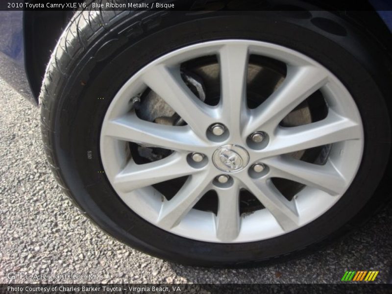 Blue Ribbon Metallic / Bisque 2010 Toyota Camry XLE V6