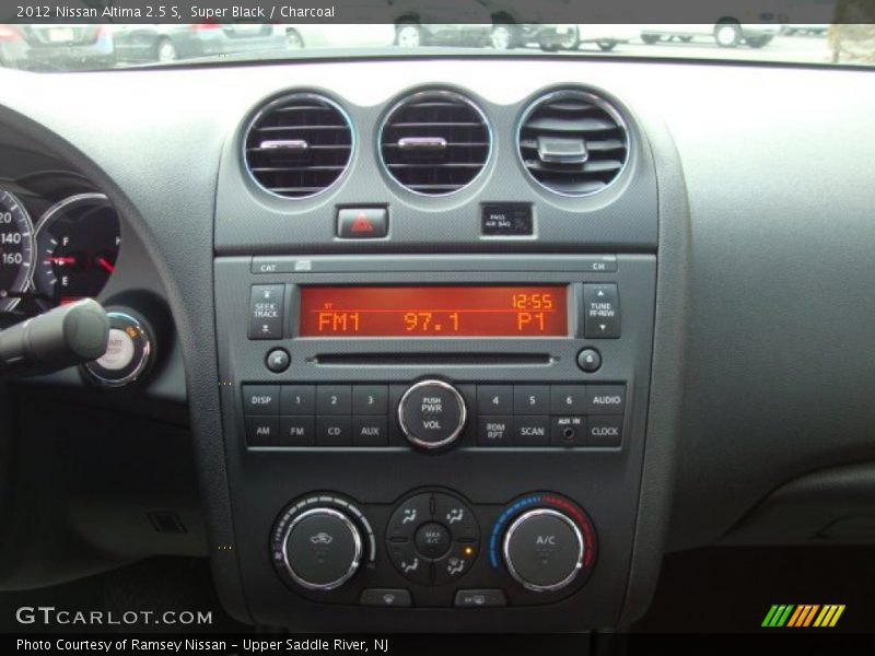 Super Black / Charcoal 2012 Nissan Altima 2.5 S