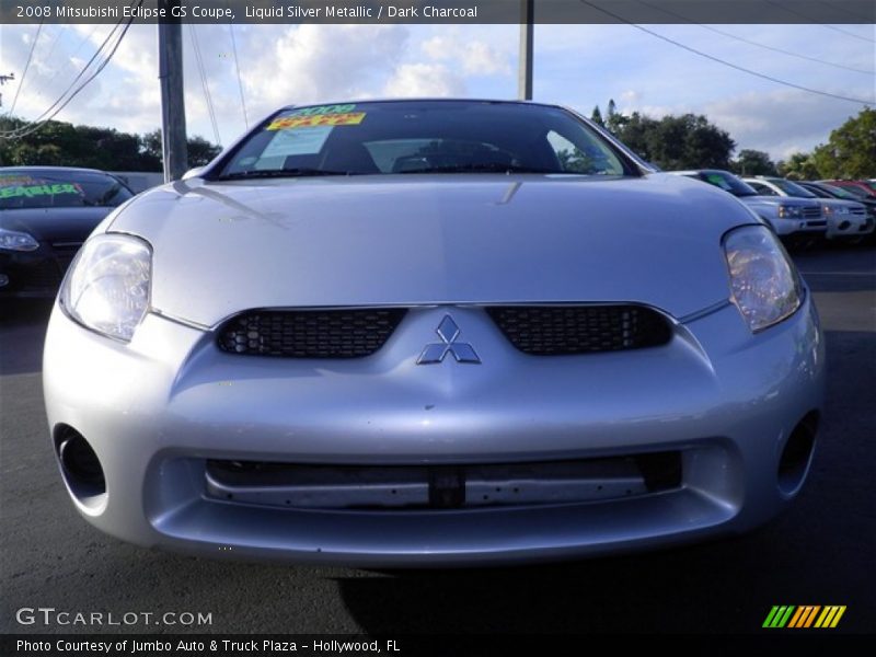 Liquid Silver Metallic / Dark Charcoal 2008 Mitsubishi Eclipse GS Coupe