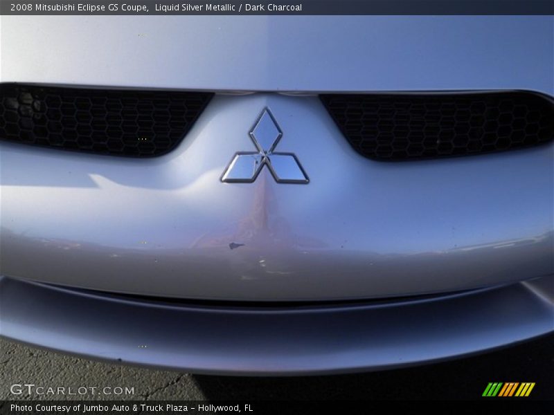 Liquid Silver Metallic / Dark Charcoal 2008 Mitsubishi Eclipse GS Coupe