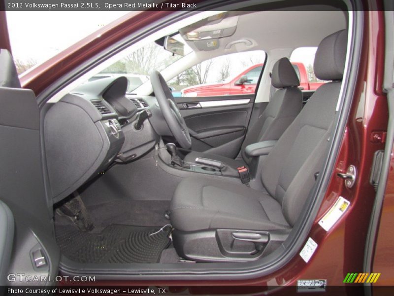 Opera Red Metallic / Titan Black 2012 Volkswagen Passat 2.5L S