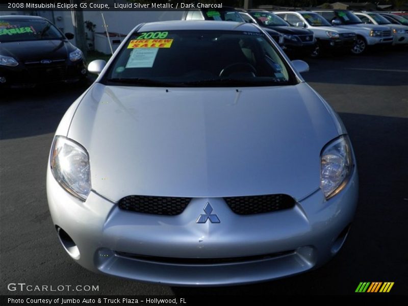 Liquid Silver Metallic / Dark Charcoal 2008 Mitsubishi Eclipse GS Coupe