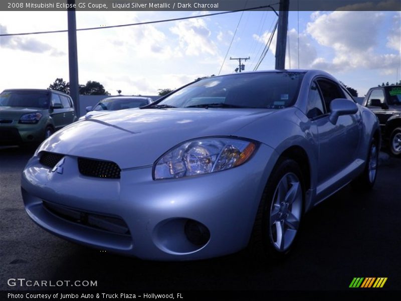 Liquid Silver Metallic / Dark Charcoal 2008 Mitsubishi Eclipse GS Coupe