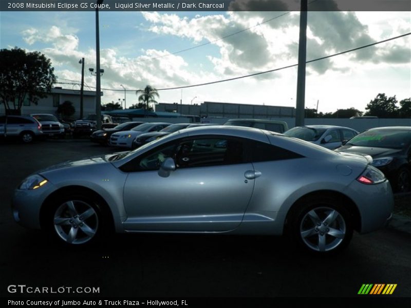 Liquid Silver Metallic / Dark Charcoal 2008 Mitsubishi Eclipse GS Coupe