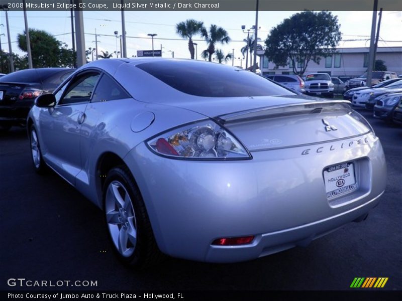Liquid Silver Metallic / Dark Charcoal 2008 Mitsubishi Eclipse GS Coupe