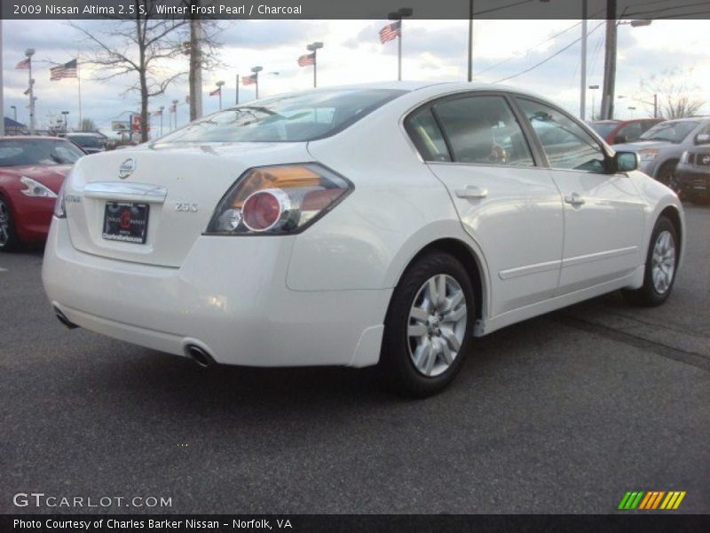 Winter Frost Pearl / Charcoal 2009 Nissan Altima 2.5 S