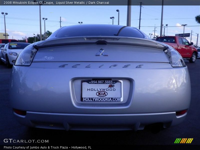 Liquid Silver Metallic / Dark Charcoal 2008 Mitsubishi Eclipse GS Coupe