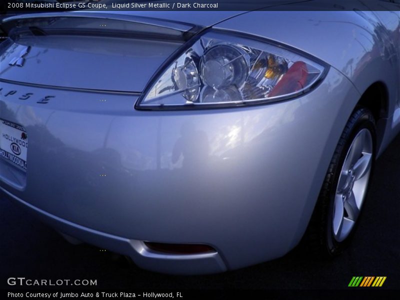 Liquid Silver Metallic / Dark Charcoal 2008 Mitsubishi Eclipse GS Coupe