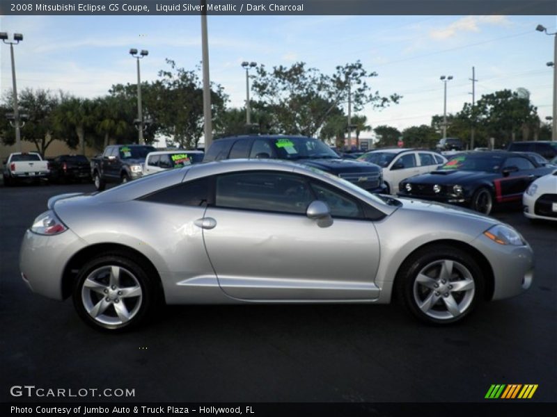 Liquid Silver Metallic / Dark Charcoal 2008 Mitsubishi Eclipse GS Coupe
