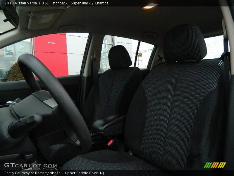 Super Black / Charcoal 2010 Nissan Versa 1.8 SL Hatchback