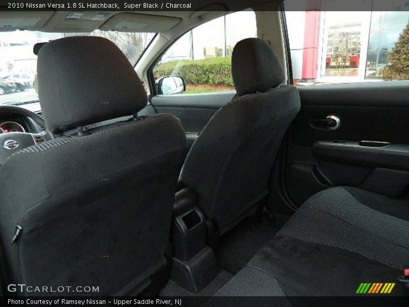 Super Black / Charcoal 2010 Nissan Versa 1.8 SL Hatchback