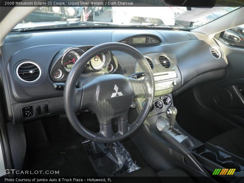 Liquid Silver Metallic / Dark Charcoal 2008 Mitsubishi Eclipse GS Coupe