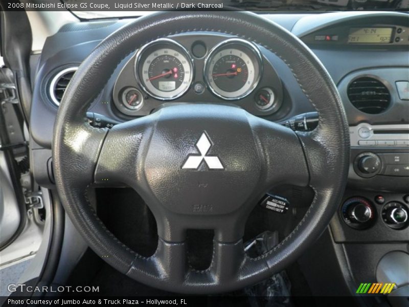 Liquid Silver Metallic / Dark Charcoal 2008 Mitsubishi Eclipse GS Coupe