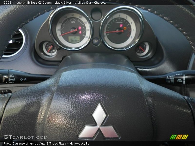 Liquid Silver Metallic / Dark Charcoal 2008 Mitsubishi Eclipse GS Coupe