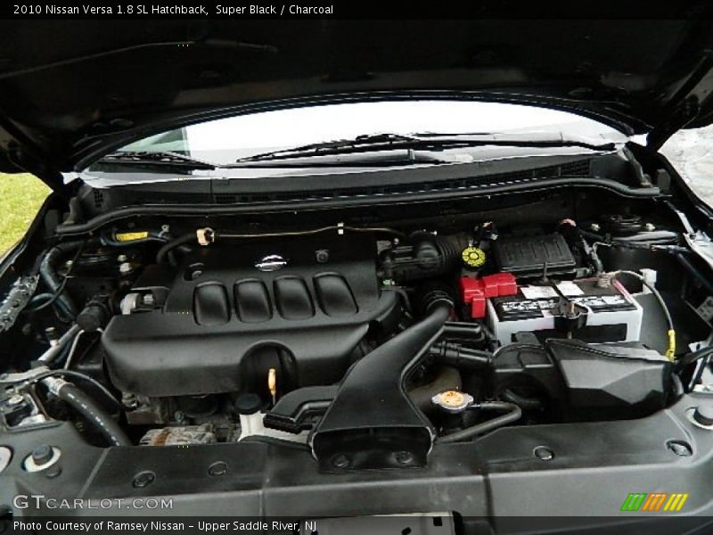 Super Black / Charcoal 2010 Nissan Versa 1.8 SL Hatchback