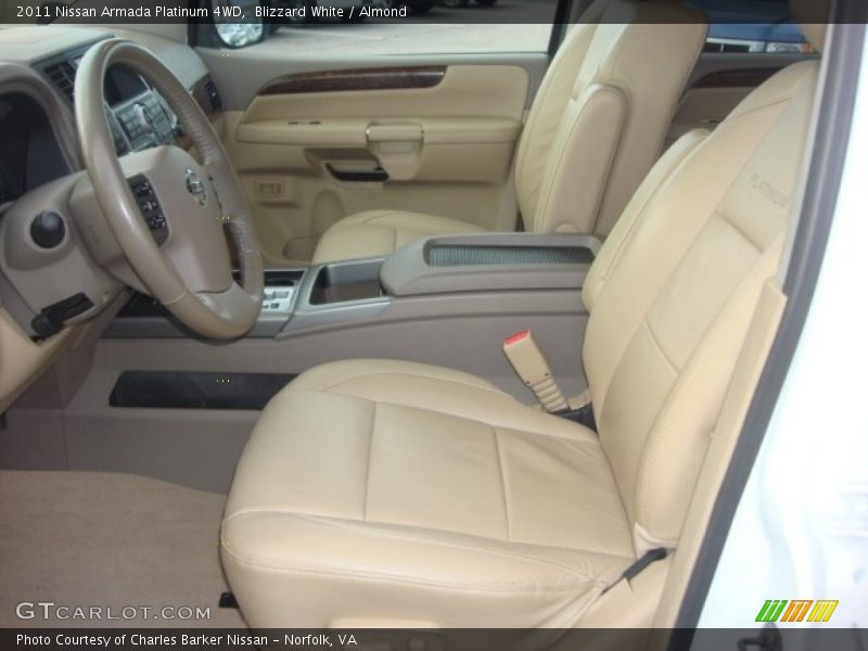 Blizzard White / Almond 2011 Nissan Armada Platinum 4WD